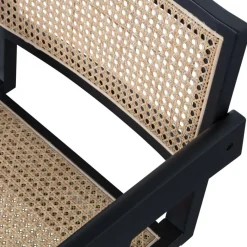 Eetkamerstoelen<WOOOD Eetkamerstoel Gunn Zwart