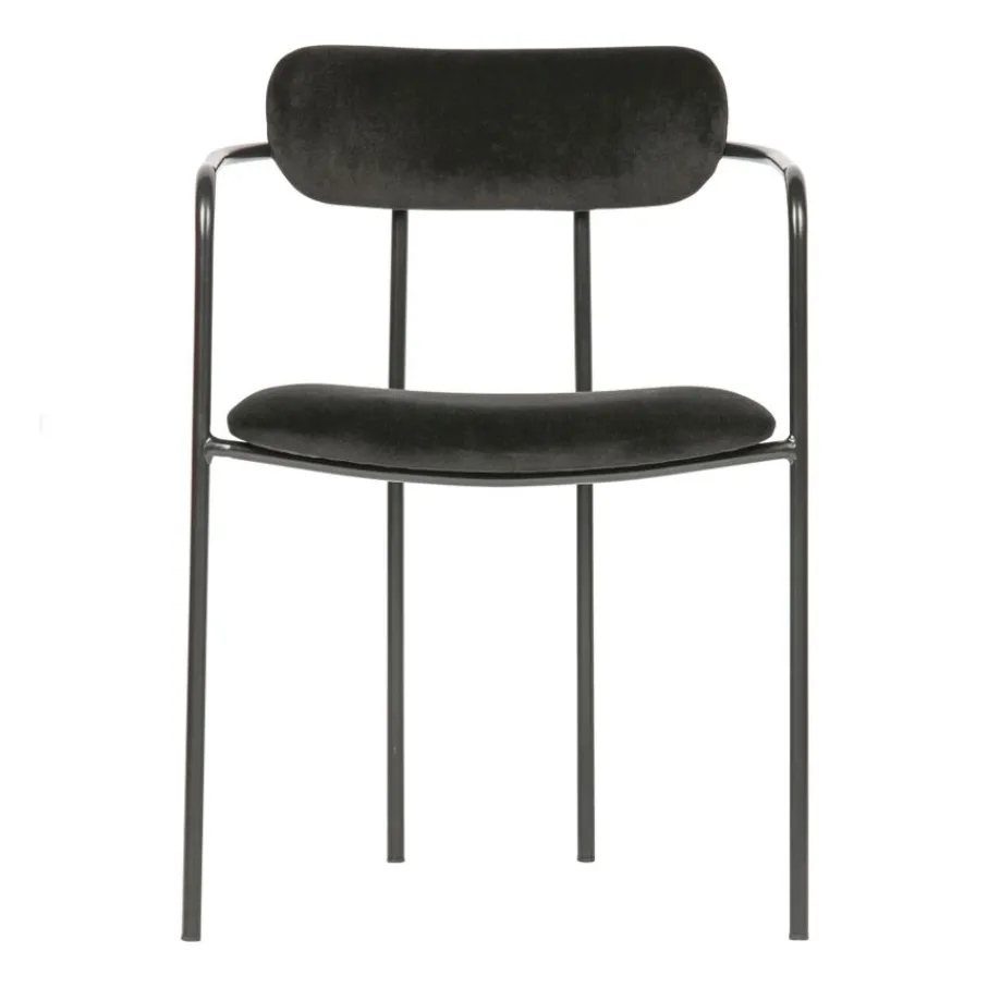 Eetkamerstoelen<WOOOD Eetkamerstoel Ivy Zwart