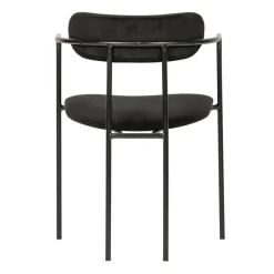 Eetkamerstoelen<WOOOD Eetkamerstoel Ivy Zwart