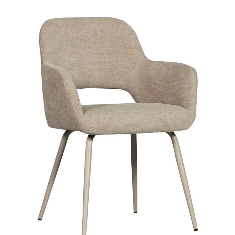 Eetkamerstoelen<WOOOD Eetkamerstoel Jenny Beige