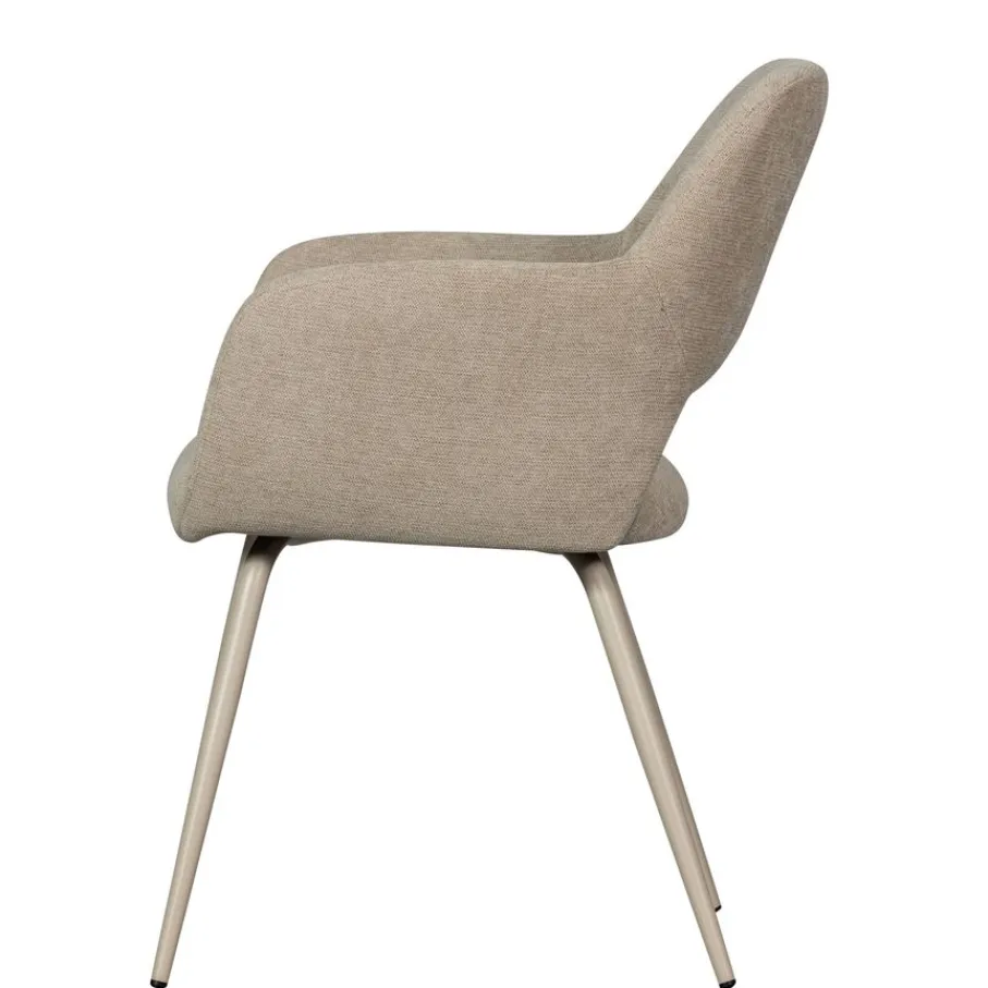 Eetkamerstoelen<WOOOD Eetkamerstoel Jenny Beige