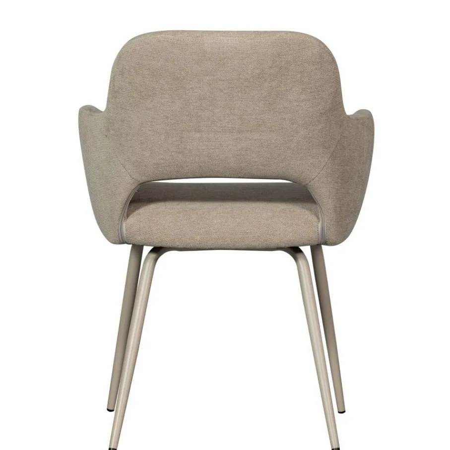Eetkamerstoelen<WOOOD Eetkamerstoel Jenny Beige