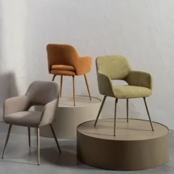 Eetkamerstoelen<WOOOD Eetkamerstoel Jenny Beige