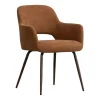 Eetkamerstoelen<WOOOD Eetkamerstoel Jenny Bruin