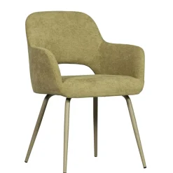 Eetkamerstoelen<WOOOD Eetkamerstoel Jenny Groen