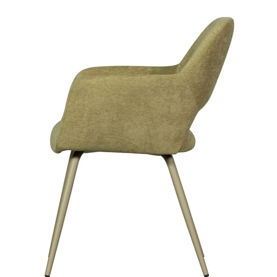 Eetkamerstoelen<WOOOD Eetkamerstoel Jenny Groen
