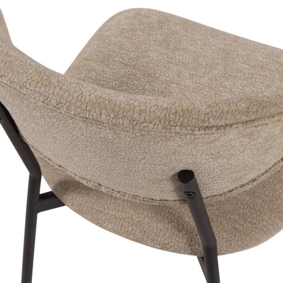 Eetkamerstoelen<WOOOD Eetkamerstoel Kjeld Beige