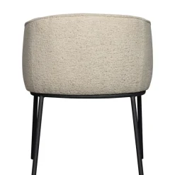 Eetkamerstoelen<WOOOD Eetkamerstoel Leon Beige