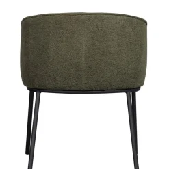 Eetkamerstoelen<WOOOD Eetkamerstoel Leon Groen