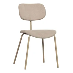 Eetkamerstoelen<WOOOD Eetkamerstoel Link Zand
