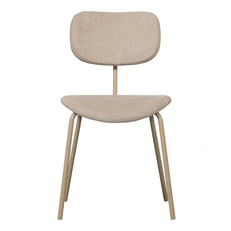 Eetkamerstoelen<WOOOD Eetkamerstoel Link Zand