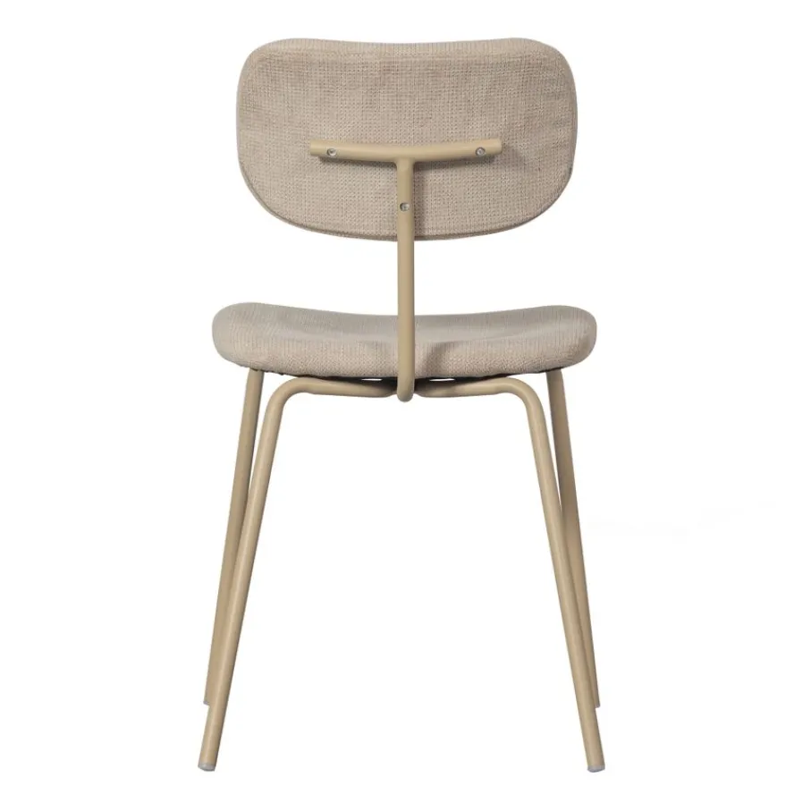 Eetkamerstoelen<WOOOD Eetkamerstoel Link Zand