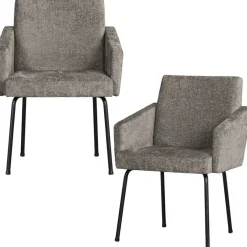 Eetkamerstoelen<WOOOD Eetkamerstoel Mount Taupe