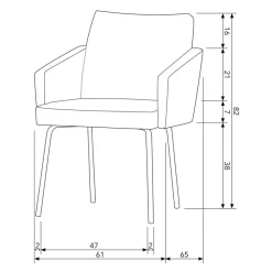 Eetkamerstoelen<WOOOD Eetkamerstoel Mount Taupe