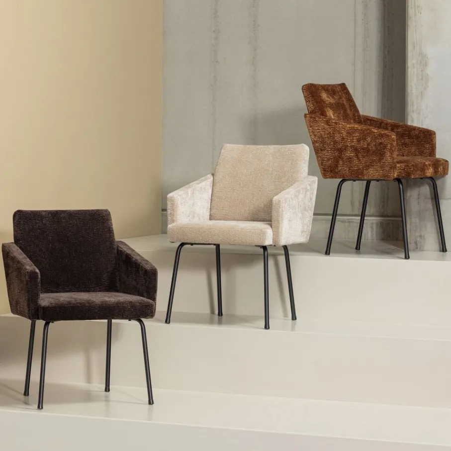 Eetkamerstoelen<WOOOD Eetkamerstoel Mount Zand