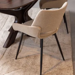 Eetkamerstoelen<WOOOD Eetkamerstoel Parade Naturel