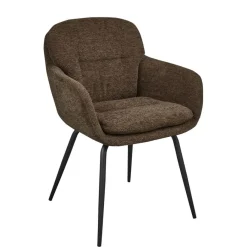 Eetkamerstoelen<WOOOD Eetkamerstoel Runa Bruin