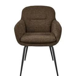 Eetkamerstoelen<WOOOD Eetkamerstoel Runa Bruin