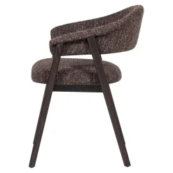 Eetkamerstoelen<WOOOD Eetkamerstoel Tunar Donkerbruin