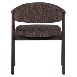 Eetkamerstoelen<WOOOD Eetkamerstoel Tunar Donkerbruin