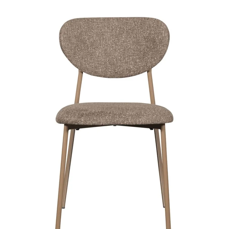 Eetkamerstoelen<WOOOD Eetkamerstoel Valor Zand
