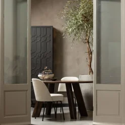 Eetkamerstoelen<WOOOD Eetkamerstoel Vogue Beige