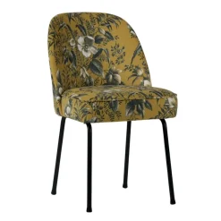 Eetkamerstoelen<WOOOD Eetkamerstoel Vogue Geel