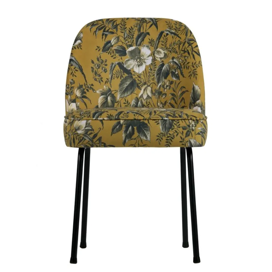 Eetkamerstoelen<WOOOD Eetkamerstoel Vogue Geel