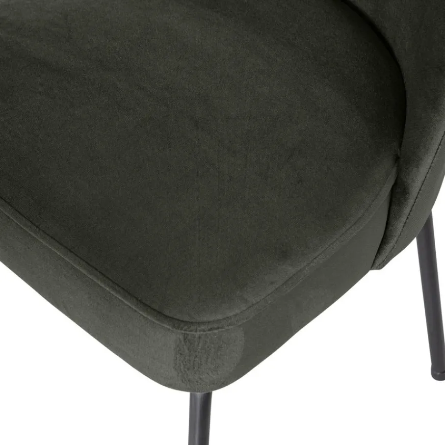 Eetkamerstoelen<WOOOD Eetkamerstoel Vogue Groen
