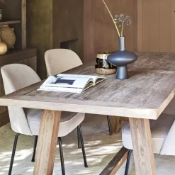 Eetkamerstoelen<WOOOD Eetkamerstoel Vogue Zand