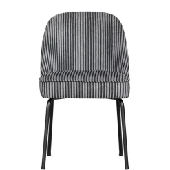 Eetkamerstoelen<WOOOD Eetkamerstoel Vogue Zwart/Grijs