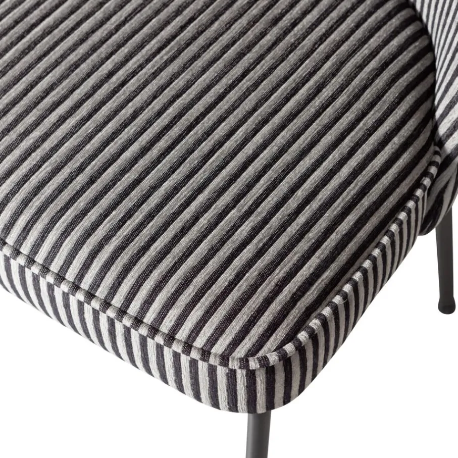 Eetkamerstoelen<WOOOD Eetkamerstoel Vogue Zwart/Grijs