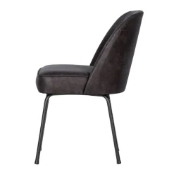 Eetkamerstoelen<WOOOD Eetkamerstoel Vogue Zwart