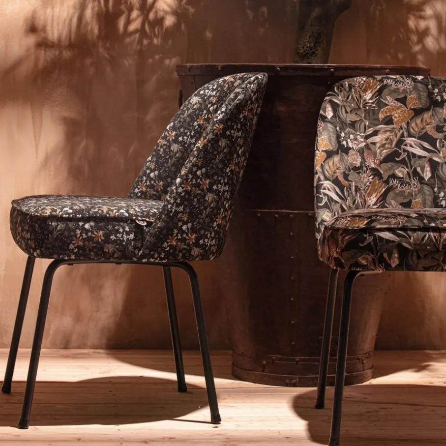 Eetkamerstoelen<WOOOD Eetkamerstoel Vogue Zwart
