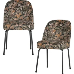 Eetkamerstoelen<WOOOD Eetkamerstoel Vogue Zwart