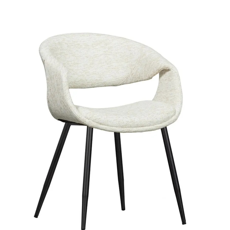 Eetkamerstoelen<WOOOD Eetkamerstoel Yossi Beige