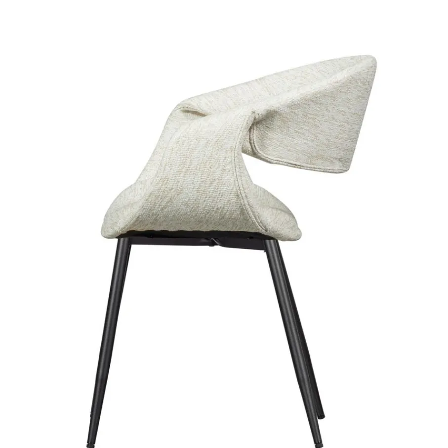 Eetkamerstoelen<WOOOD Eetkamerstoel Yossi Beige