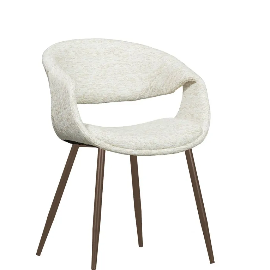 Eetkamerstoelen<WOOOD Eetkamerstoel Yossi Beige