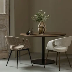 Eetkamerstoelen<WOOOD Eetkamerstoel Yossi Beige