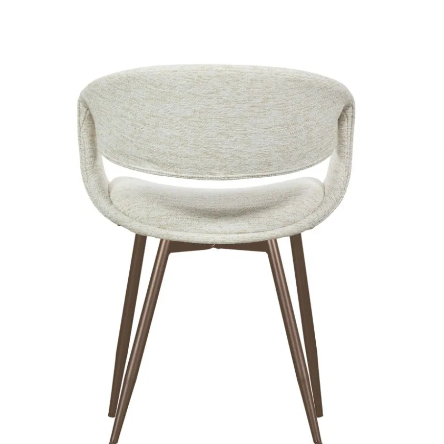 Eetkamerstoelen<WOOOD Eetkamerstoel Yossi Beige