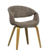 Eetkamerstoelen<WOOOD Eetkamerstoel Yossi Bruin