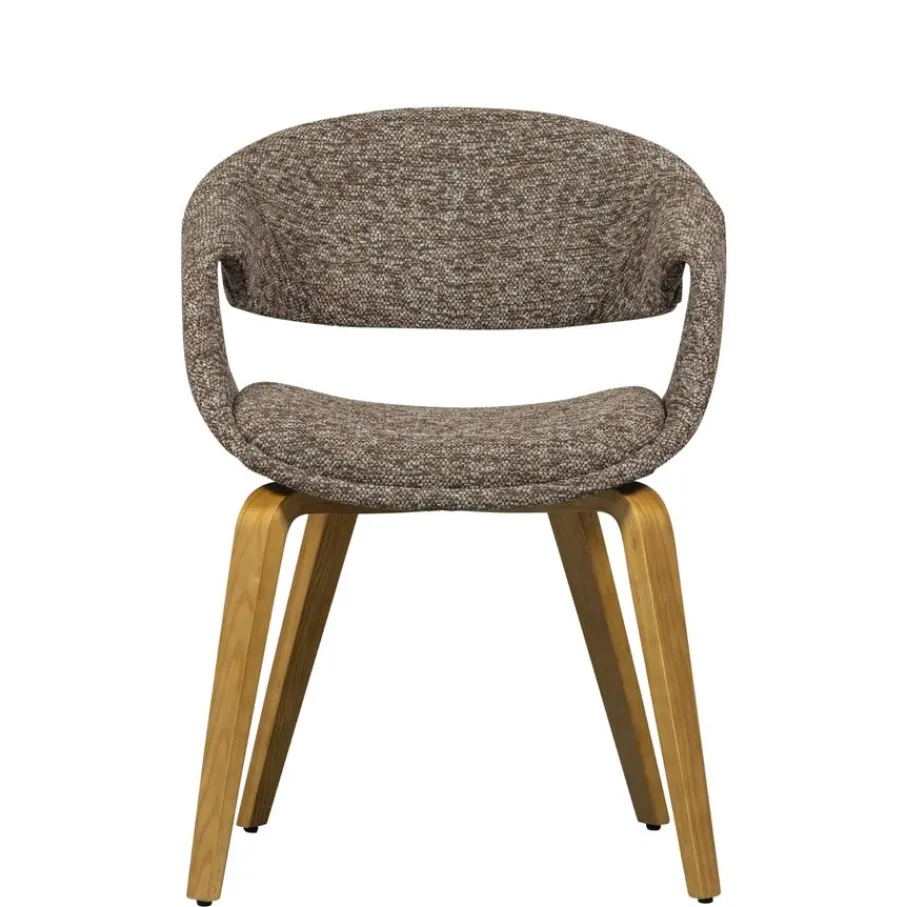 Eetkamerstoelen<WOOOD Eetkamerstoel Yossi Bruin