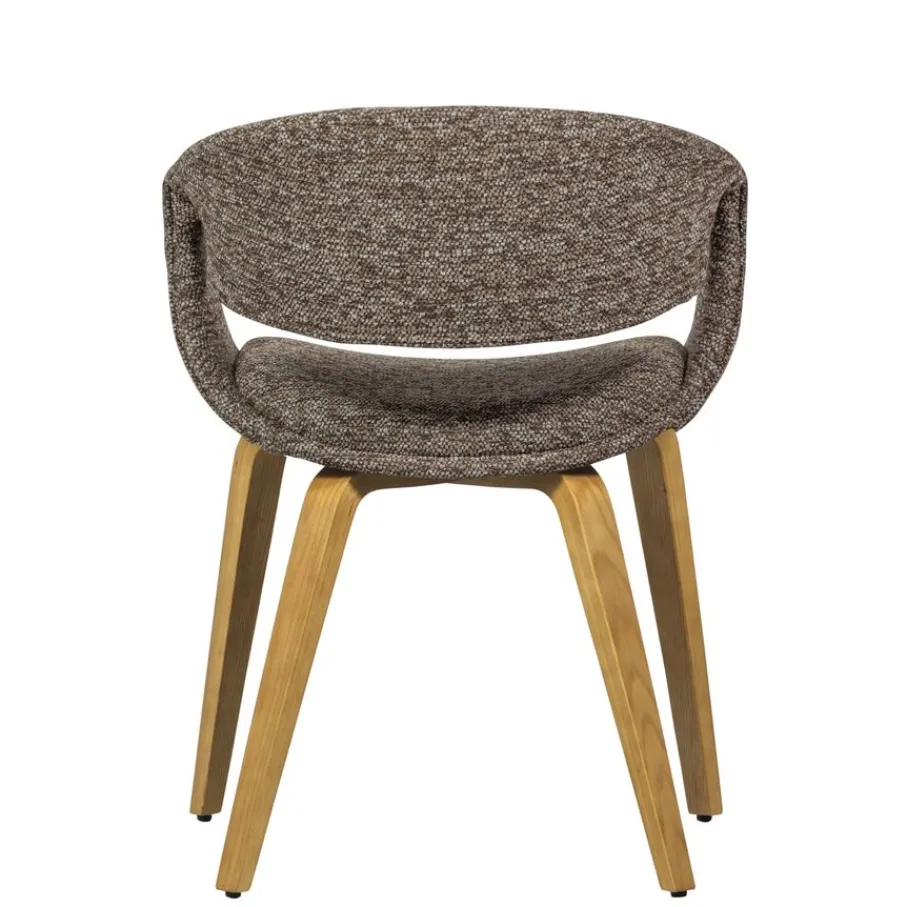 Eetkamerstoelen<WOOOD Eetkamerstoel Yossi Bruin