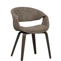 Eetkamerstoelen<WOOOD Eetkamerstoel Yossi Bruin