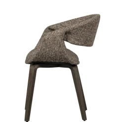 Eetkamerstoelen<WOOOD Eetkamerstoel Yossi Bruin