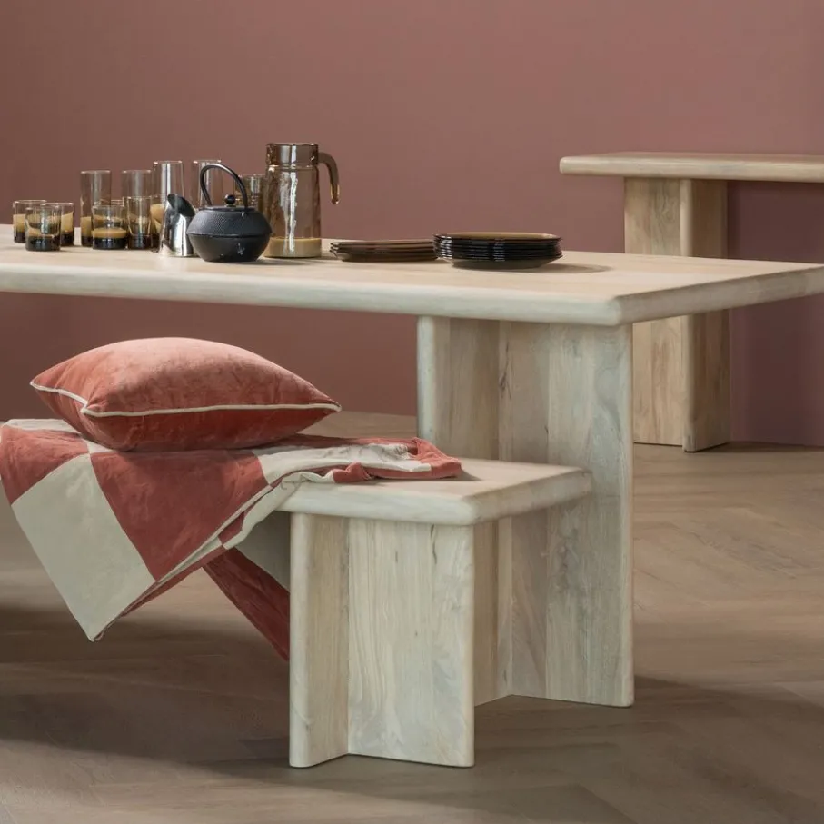 Eettafels<WOOOD Eettafel Ato Naturel - 180x90 cm