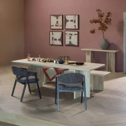 Eettafels<WOOOD Eettafel Ato Naturel - 220x90 cm