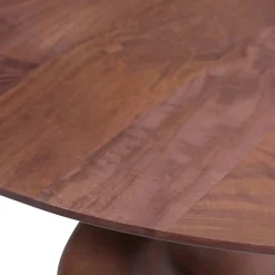 Eettafels<WOOOD Eettafel Blanco Bruin - Ø 120 cm