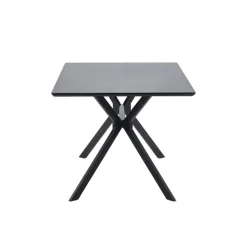Eettafels<WOOOD Eettafel Bruno Zwart - 160x90 cm