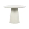 Eettafels<WOOOD Eettafel Damon Wit - Ø 100 cm